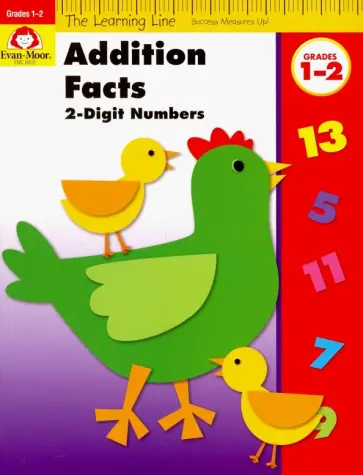 The Learning Line Workbook. Addition Facts, Grades 1-2 обложка книги
