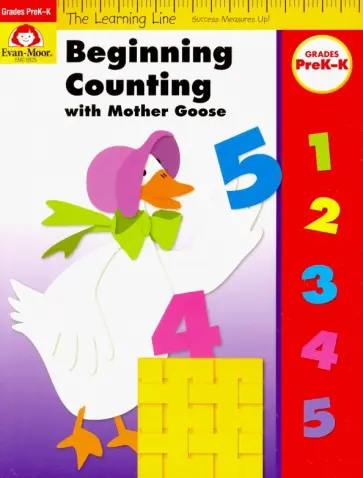 Learning Line Workbook. Beginning Counting with Mother Goose, Grades PreK-K обложка книги