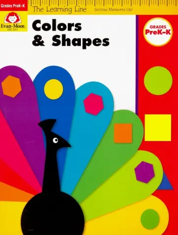 The Learning Line Workbook. Colors and Shapes, Grades PreK-K обложка книги