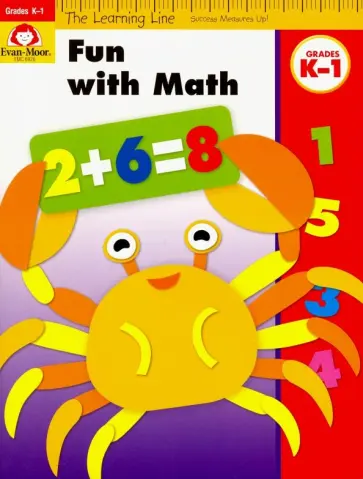 The Learning Line Workbook. Fun with Math, Grades K-1 обложка книги