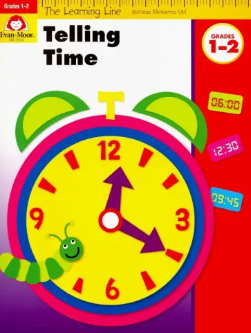 The Learning Line Workbook. Telling Time, Grades 1-2 обложка книги