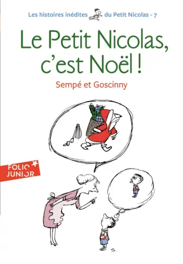 Goscinny, Сампе - Le Noel du Petit Nicolas обложка книги