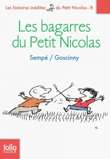 Goscinny, Сампе - Les bagarres du Petit Nicolas обложка книги