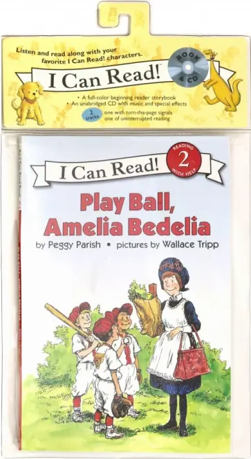 Peggy Parish - Play Ball, Amelia Bedelia (Level 2) (+CD) обложка книги