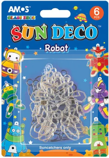 Витражи-мини "Роботы" (6 штук) (23996) обложка книги