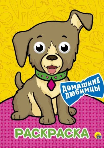 Раскраска А4. Домашние любимцы обложка книги