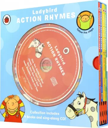 Action Rhymes Collection 4 books (+CD) Action Rhymes Collection 4 books (+CD) обложка книги