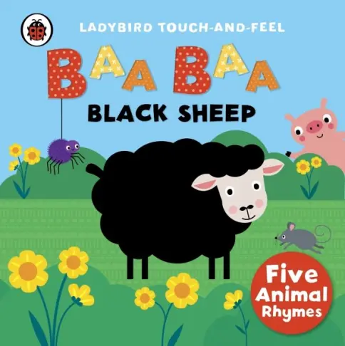 まとめ専用　1/2 Baa Baa Black Sheep 英語絵本 仕掛け絵本 Книга: Baa, Baa, Black Sheep- ouch-and-feel rhymes, board
