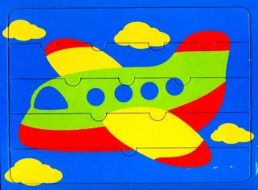 Самолетик-пазлы обложка книги