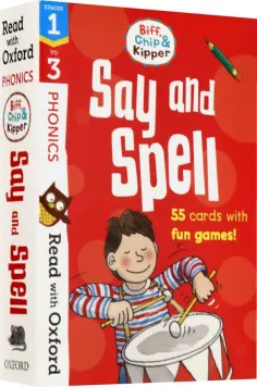 Biff, Chip and Kipper Say and Spell. Stages 1-3 обложка книги