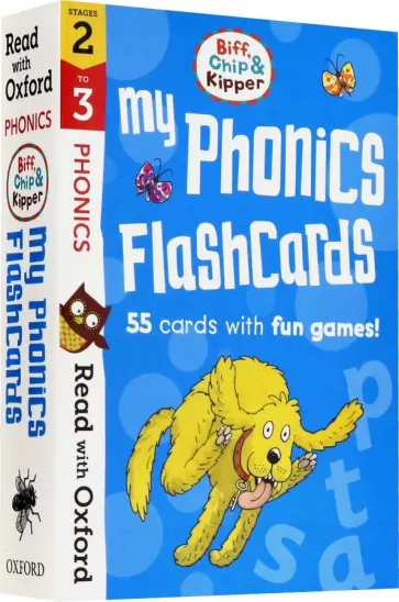 Biff, Chip and Kipper My Phonics Flashcards. Stages 2-3 обложка книги