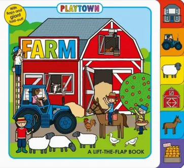 Roger Priddy - Farm (lift-the-flap board book) обложка книги