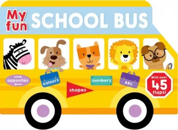 Roger Priddy - My Fun School Bus (lift-the-flap board book) Roger Priddy - My Fun School Bus (lift-the-flap board book) обложка книги