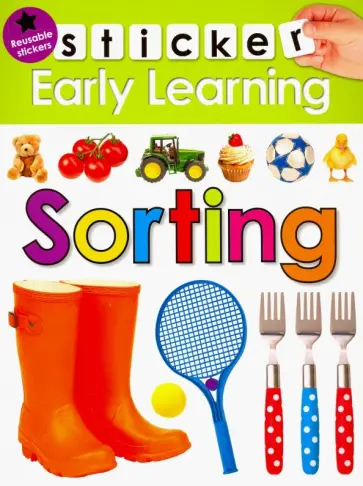Sticker Early Learning. Sorting обложка книги