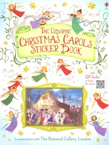 Jane Chisholm - Christmas Carols Sticker Book обложка книги