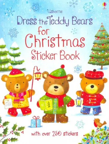 Felicity Brooks - Dress the Teddy Bears for Christmas sticker book Felicity Brooks - Dress the Teddy Bears for Christmas sticker book обложка книги