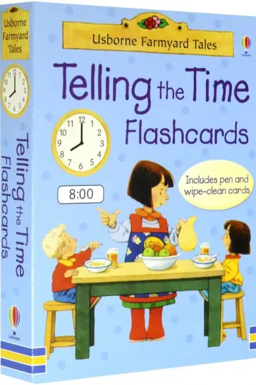 Farmyard Tales Telling the Time (50 flashcards) обложка книги