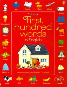 Heather Amery - First 100 Words in English обложка книги