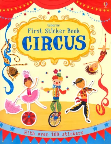First Sticker Book. Circus обложка книги
