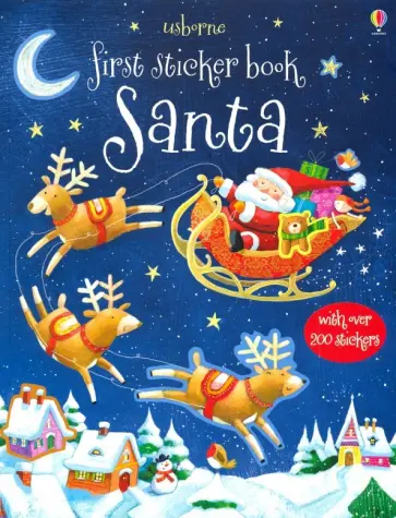 Sam Taplin - First Sticker Book: Santa обложка книги