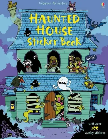 Kirsteen Rogers - Haunted House Sticker Book обложка книги