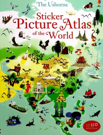 Sam Lake - Sticker Picture Atlas of the World обложка книги