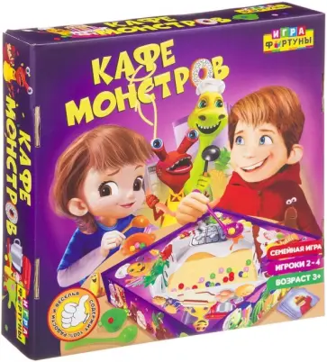 Игра настольная семейная "Кафе монстров" (Ф95683) обложка книги