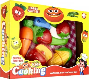 Набор пластиковых фруктов, ягод и овощей (3779) обложка книги