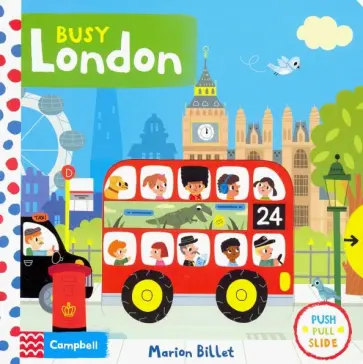 Busy London  (Board book) обложка книги