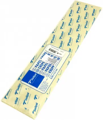 Бумага гофрированная (бежевый) "SADIPAL" (SA-12435) обложка книги