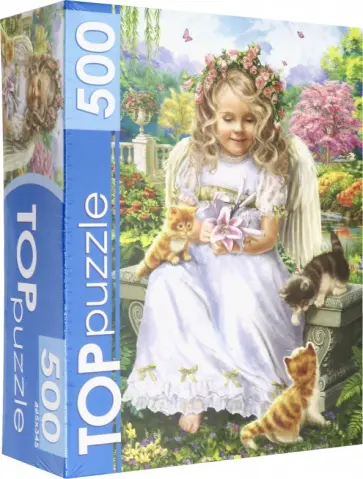 TOPpuzzle-500 "Нежный ангел" (ХТП500-6832) обложка книги
