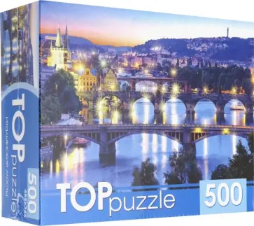 TOPpuzzle-500 "Итальянские мосты" (КБТП500-6807) обложка книги