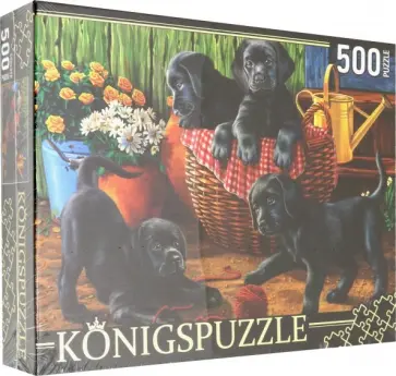 Puzzle-500 "Щенки лабрадора" (ХК500-6308) обложка книги