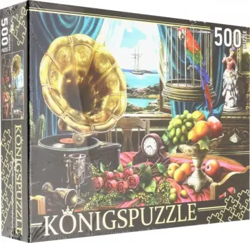 Puzzle-500 "Натюрморт с граммофоном" (ХК500-6312) обложка книги