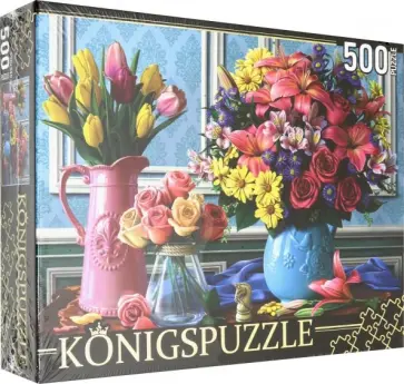 Puzzle-500 "Яркие букеты" (ХК500-6313) обложка книги