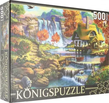 Puzzle-500 "Домик у водопада" (ХК500-6316) обложка книги
