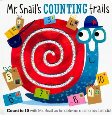 Mr Snail's Counting Trails обложка книги