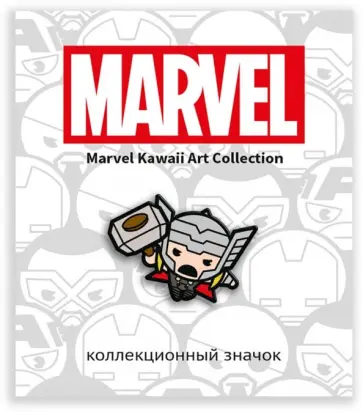 Значок деревянный "MARVEL. Тор" обложка книги