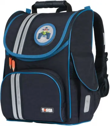 Ранец "TIGER" Cool Blue 35х31х19см (227019) обложка книги