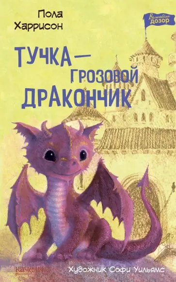 Пола Харрисон - Тучка - грозовой дракончик обложка книги