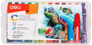 Пастель масляная Color Emotion, 12 цветов обложка книги