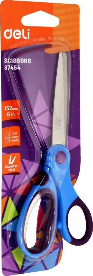 Ножницы школьные (150 мм, сталь, в ассортименте) (E37454) Ножницы школьные (150 мм, сталь, в ассортименте) (E37454) обложка книги