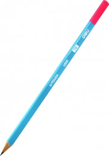 Карандаш чернографитный "U-Touch" (2B, в ассортименте) (EU53100-1) обложка книги