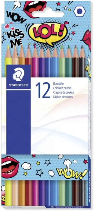 Карандаши цветные "Сomic", 12 цветов (175COC12) обложка книги