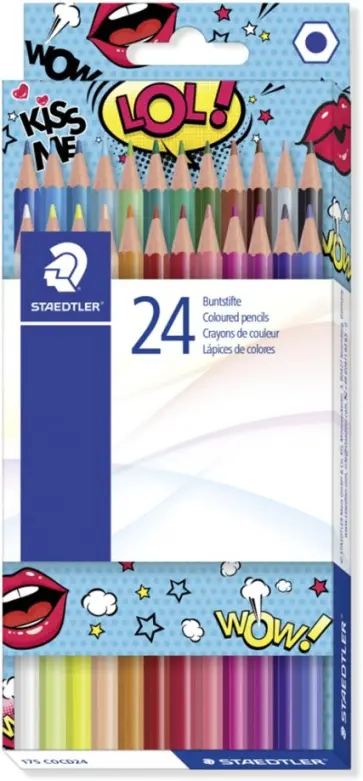 Карандаши цветные "Сomic", 24 цвета (175COCD24) обложка книги