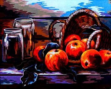 Рисование по номерам 40х50 см "Натюрморт с яблоками. Когай Ж." (B071) обложка книги