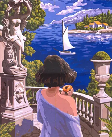 Рисование по номерам "Утренний бриз" (40х50 см) (J032) обложка книги