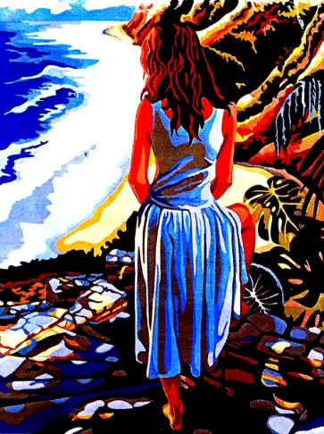 Рисование по номерам 30х40 "У побережья" (RL102) обложка книги