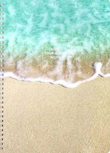 Тетрадь общая Nature, Прибой, 96 листов, клетка, А4, спираль обложка книги