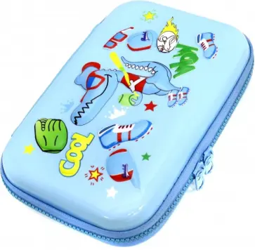 Пенал с откидной планкой "Crocodile" (одно отделение, без наполнения, в ассортименте) (M-9479) обложка книги